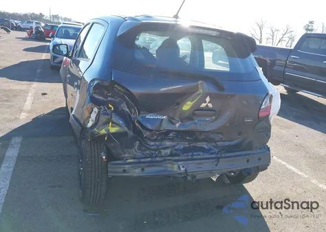 2024 Mitsubishi Mirage Black Edition from USA, damaged, VIN ML32AWHJ3RH030701